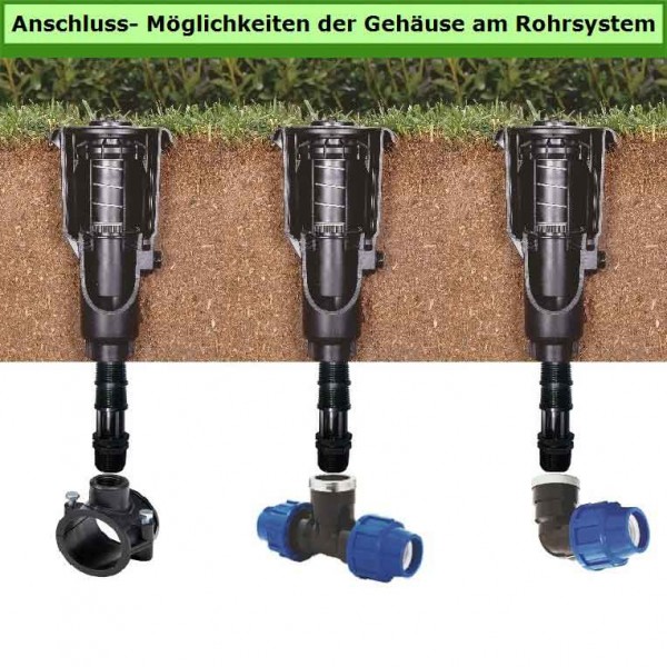 Kit Irrigatore Hunter PSU-04 Con Ugello Pro 6A Azzurro, Altezza 10 Cm, Raggio 1,8 M, 0°-360° - 5