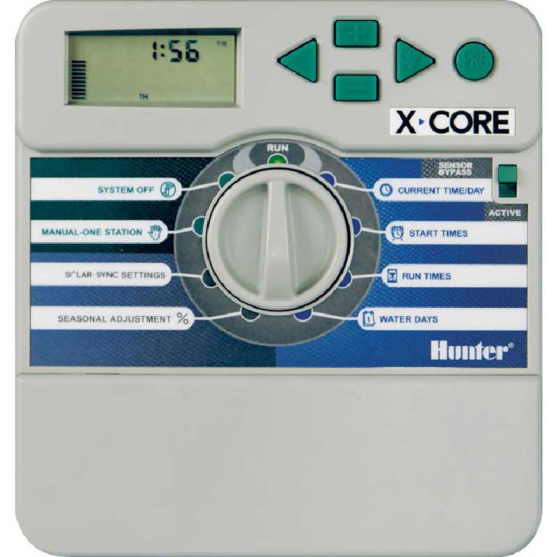 Hunter X-CORE Steuergerät 4-6-8 Zonen Bewaesserungscomputer Innen 