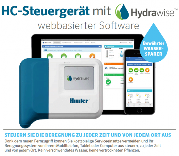 Hydrawise WLANSteuergerät HC 1201 6 12 Stationen Bewässerung Novelta